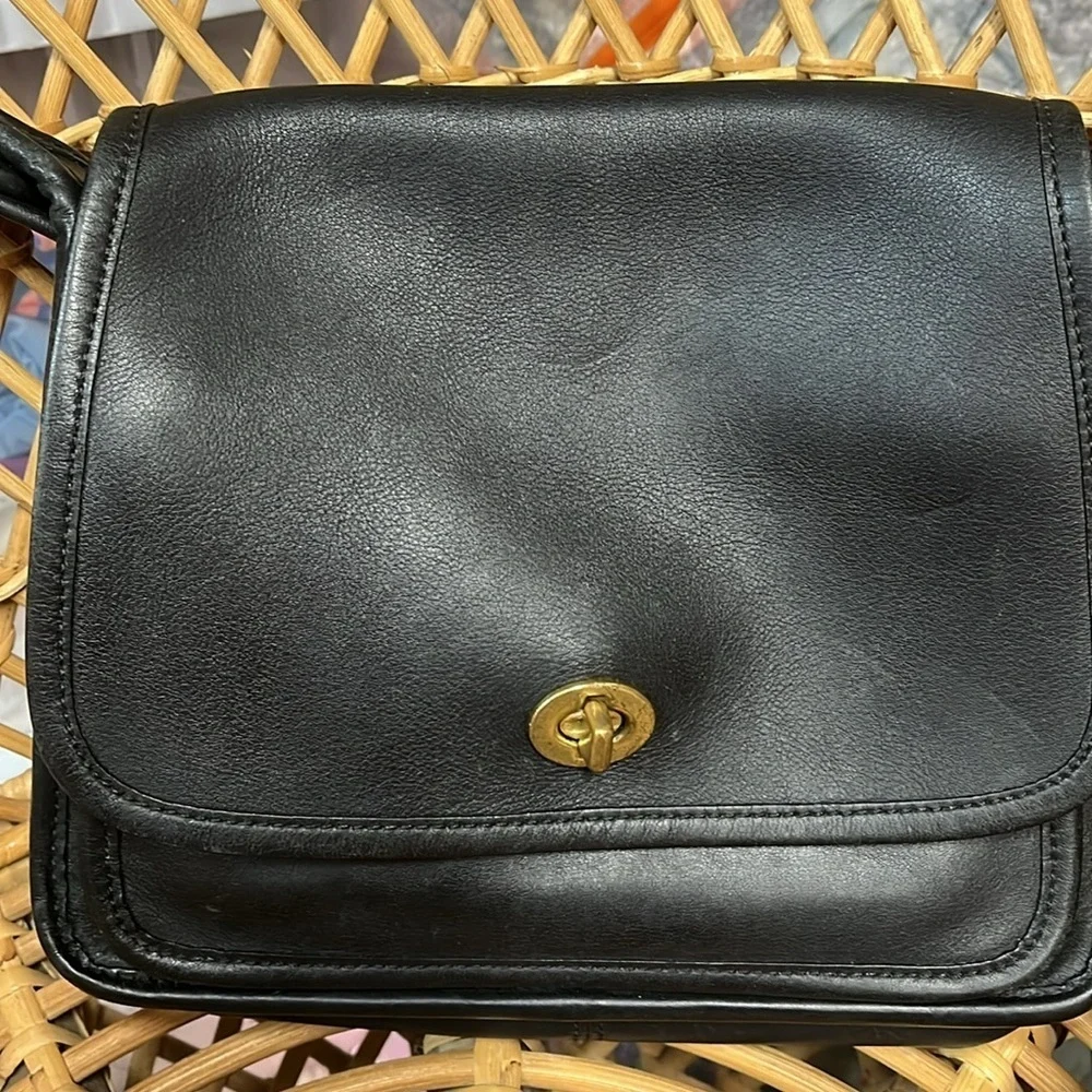 Coach “Rambler” Legacy Flap Bag Turnlock #9061